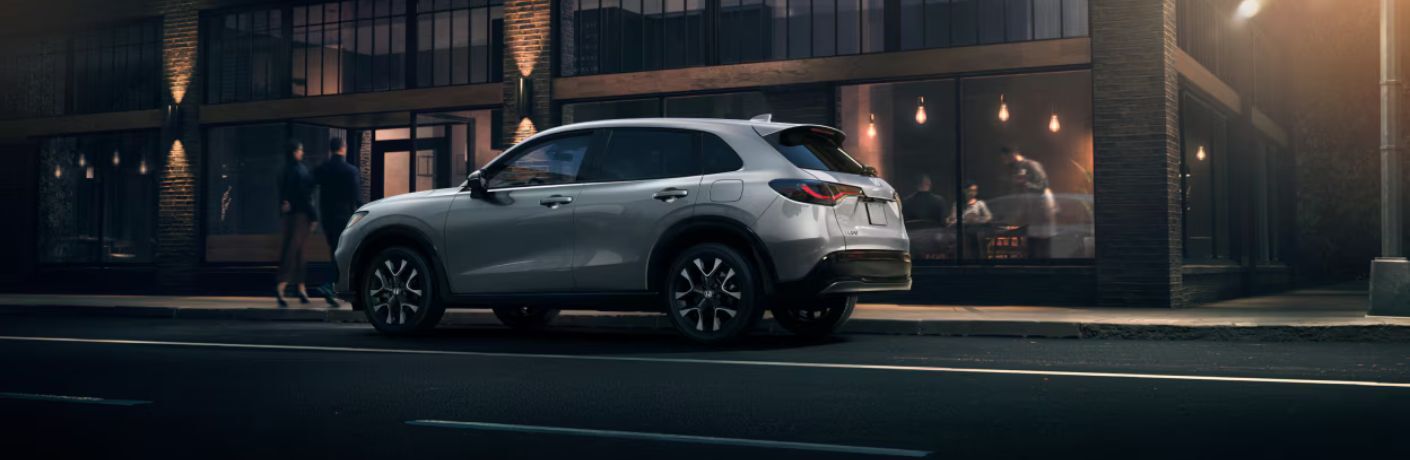 2026 Honda HR-V Gray on the road