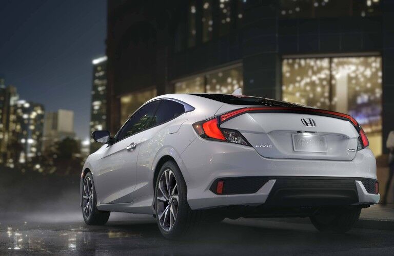 2020 Honda Civic Coupe rear view