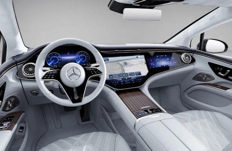 2024 Mercedes-Benz EQS 580 4MATIC Sedan cabin view