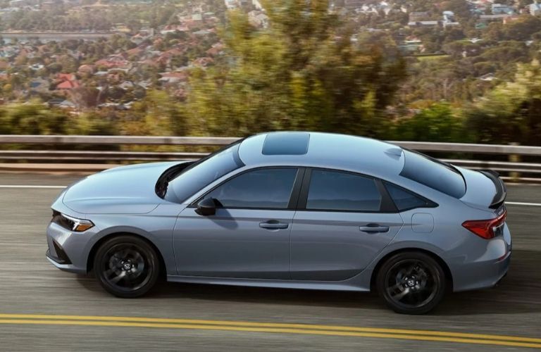 2022 Honda Civic Sedan on the road