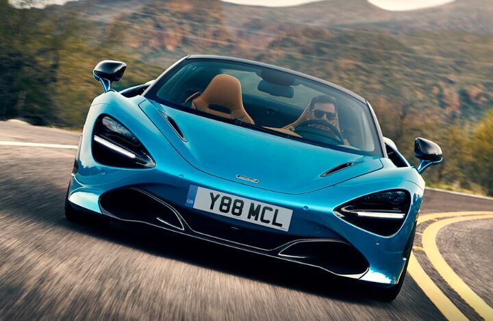 2020 McLaren 720S Performance driving on the road