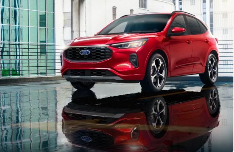 2024 Ford Escape ST-Line Select Plug-in Hybrid parked in a showroom