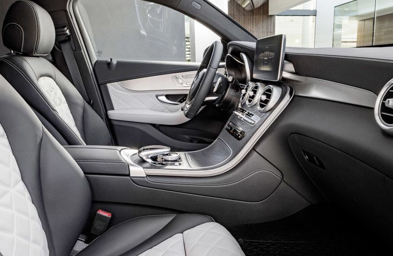 Front seats of the 2017 Mercedes-Benz GLC Coupe