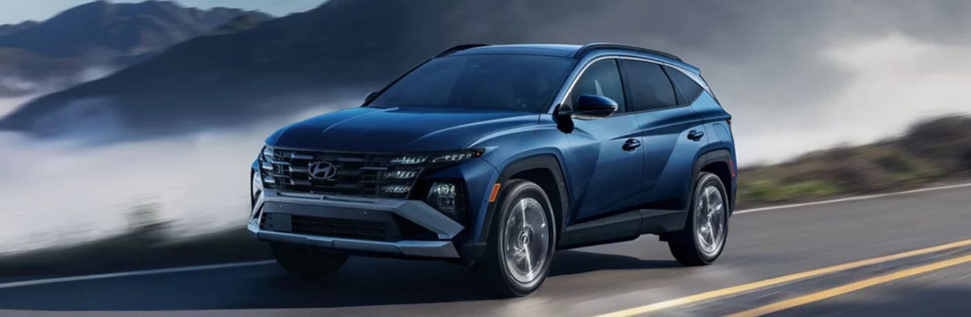 2026 Hyundai Tucson front and side view