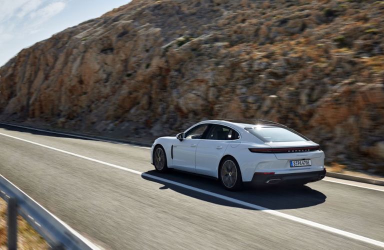 2024 Porsche Panamera 4 E-Hybrid on the road