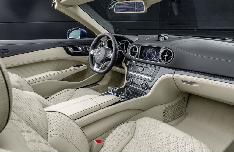 Mercedes-Benz Roadster tan interior