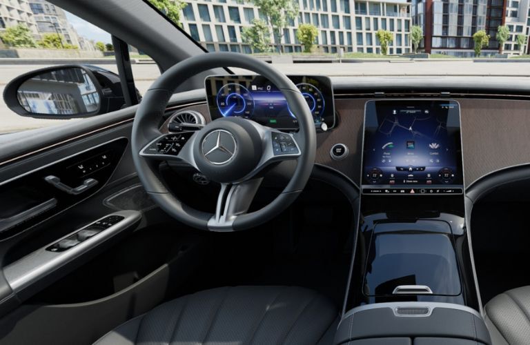 2024 MB EQE 350+ Sedan steering and dashboard