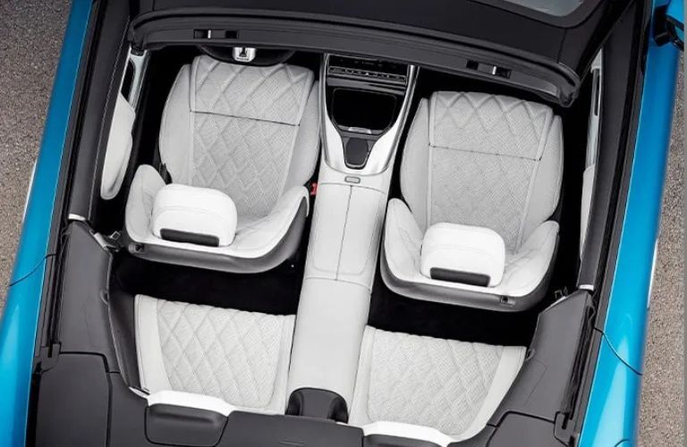 Aerial view of the 2025 Mercedes-AMG® SL Roadster seats