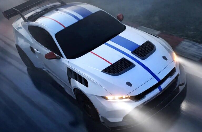 2027 Ford Mustang GTD overhead view