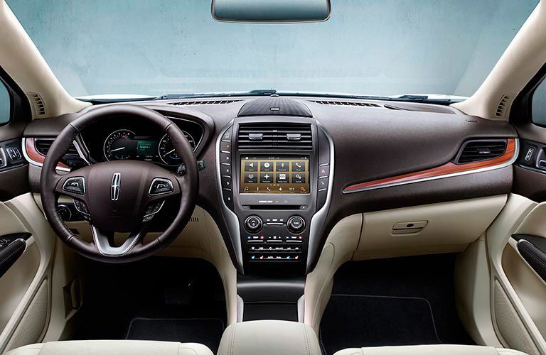 2017 Lincoln MKC Brown and Tan Leather Interior