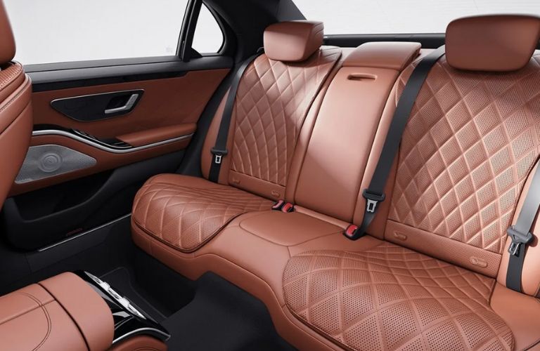 rear seat of the 2025 Mercedes-Benz S-Class