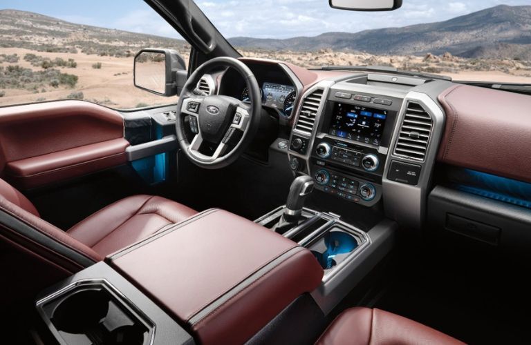 Interior of the 2018 Ford F-150