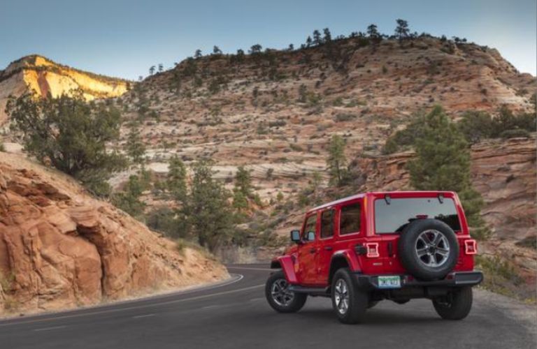 2020 Jeep Wrangler rear quarter view