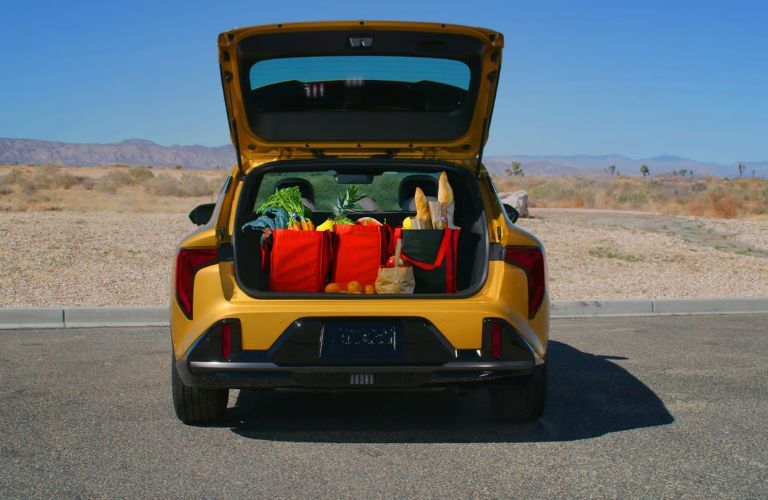 2026 Kia K4 rear view with cargo area open