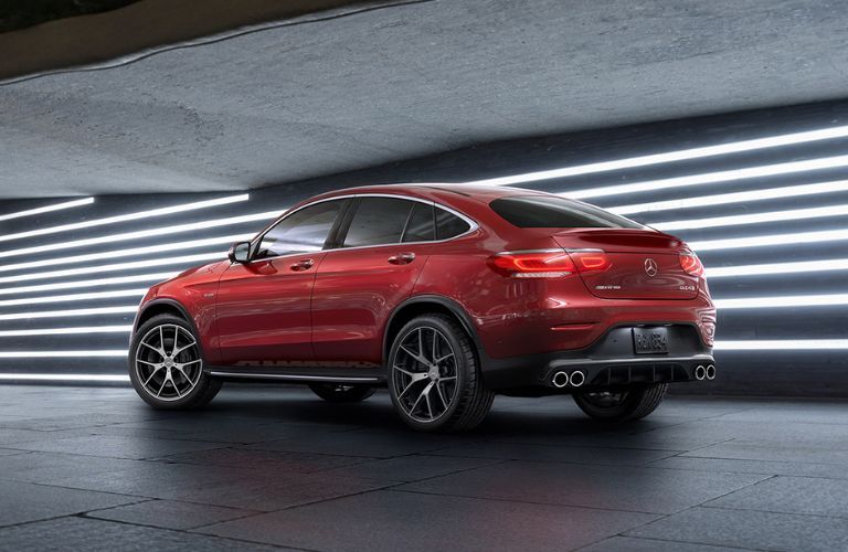 2022 Mercedes-AMG GLC 43 Coupe rear side view
