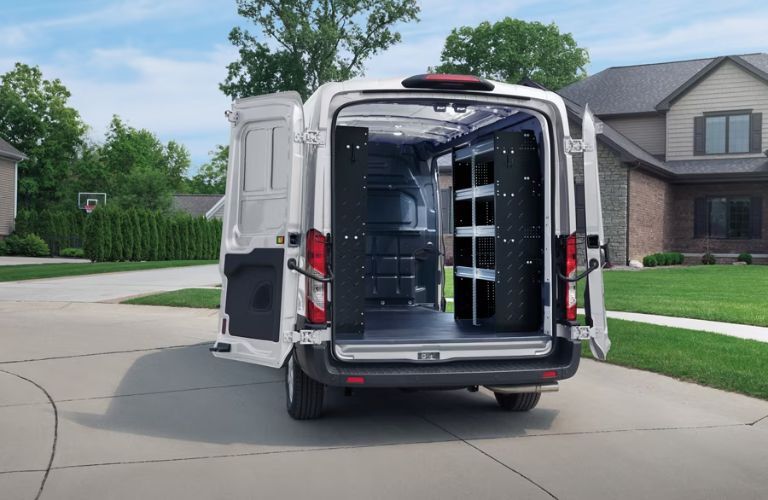 2025 Ford Transit Cargo Van rear cargo area