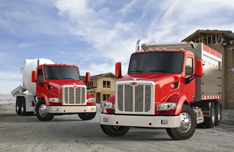 Peterbilt 567 models red front