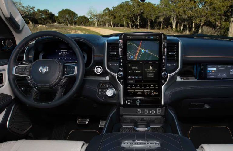 dashboard view of the 2025 Ram 1500
