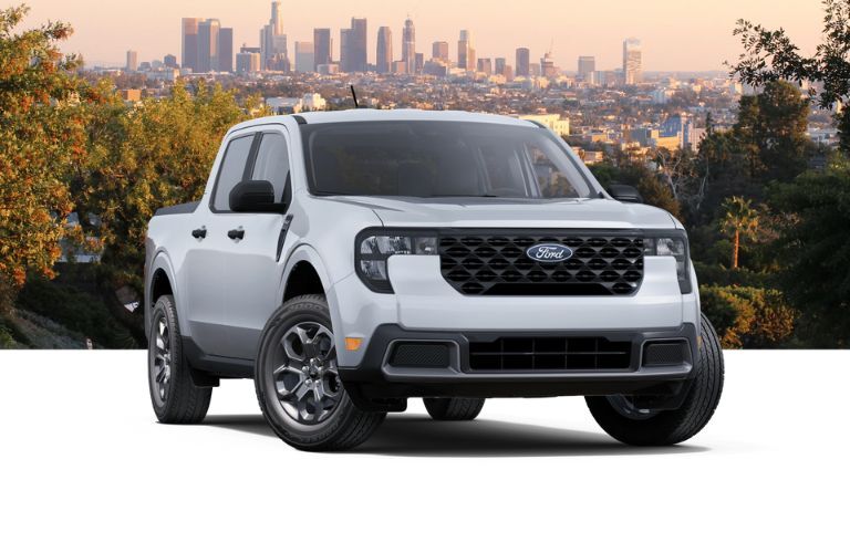 2025 Ford Maverick XLT in front of a city