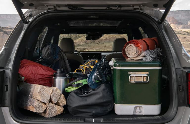cargo area of the 2026 Kia Sorento