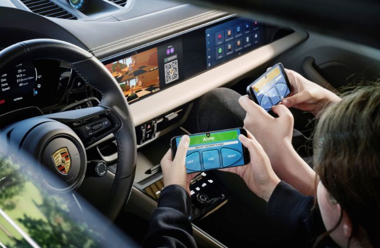 2026 Porsche Macan Electric interior front dash