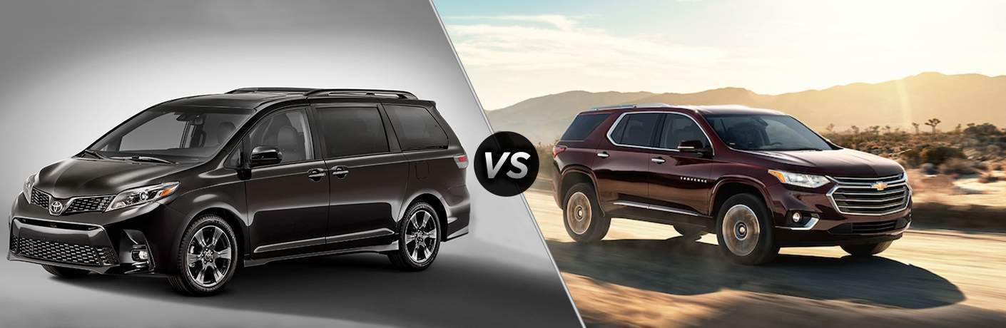 2018 Toyota Sienna vs. 2018 Chevy Traverse