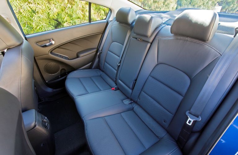 Interior of the 2016 Kia Forte