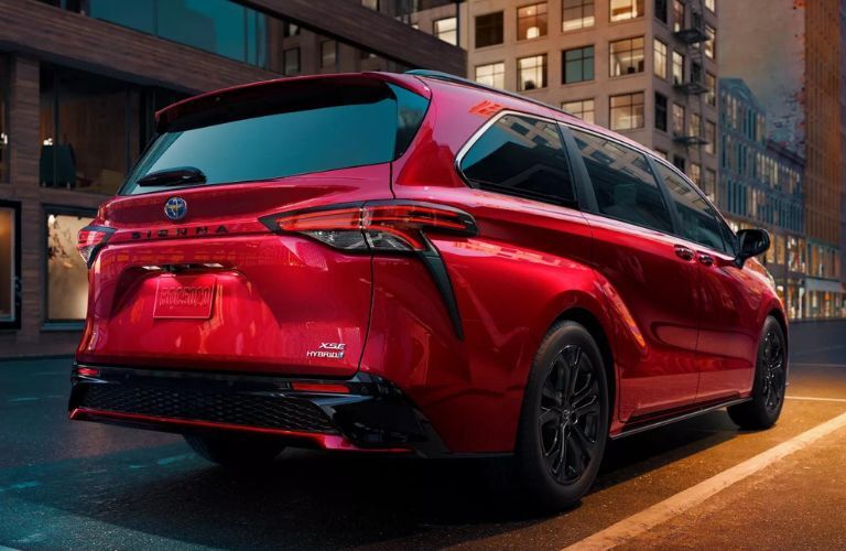 2022 Toyota Sienna back and side view