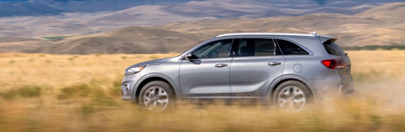 2020 Kia Sorento driving through field