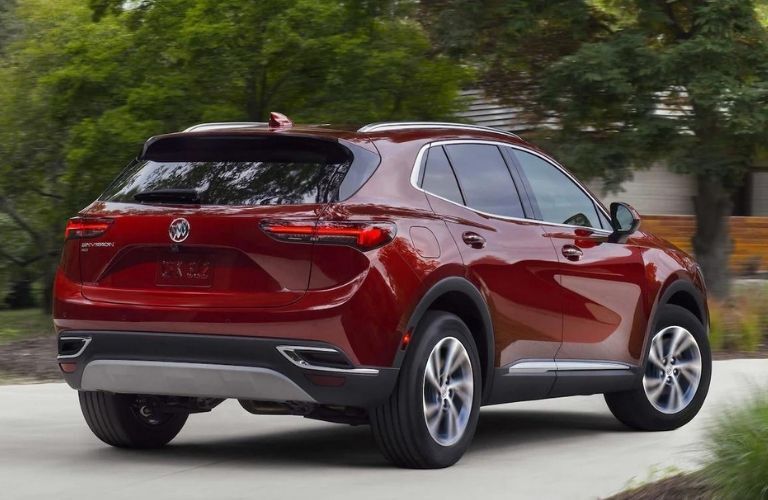 2022 Buick Envision back and side view