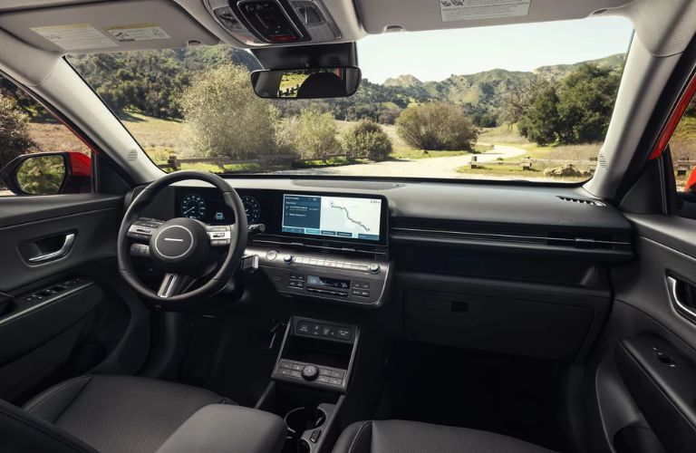 2025 Hyundai Kona front interior view