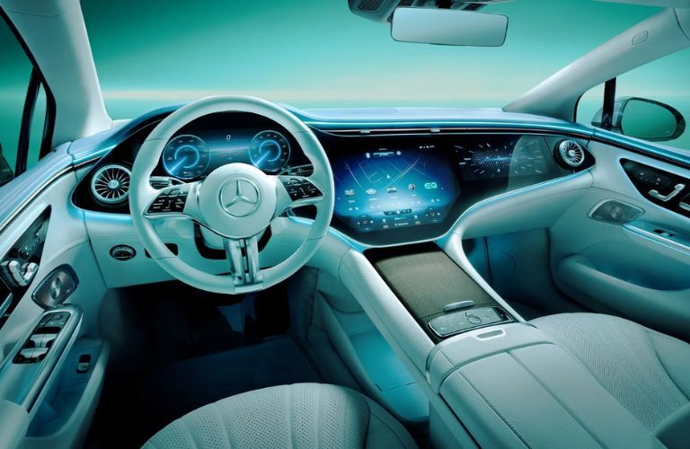 cockpit of the 2024 Mercedes-Benz EQE