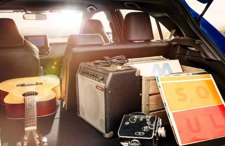 cargo space in the 2025 Toyota Corolla Hatchback