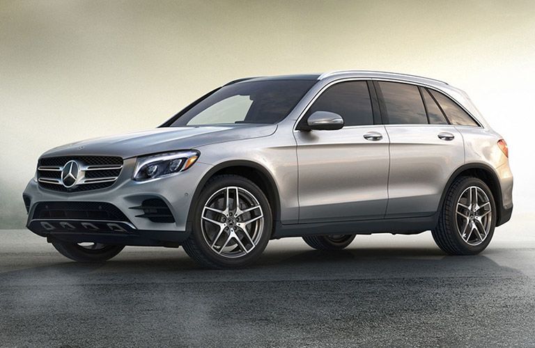 2019 Mercedes-Benz GLC SUV silver side view
