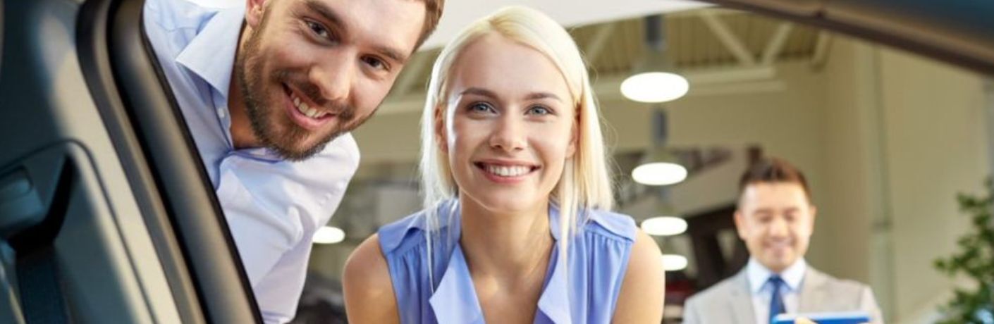 Staff greeting the customers