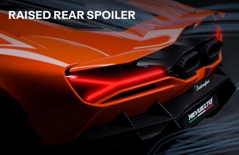 2026 Lamborghini Revuelto rear spoiler