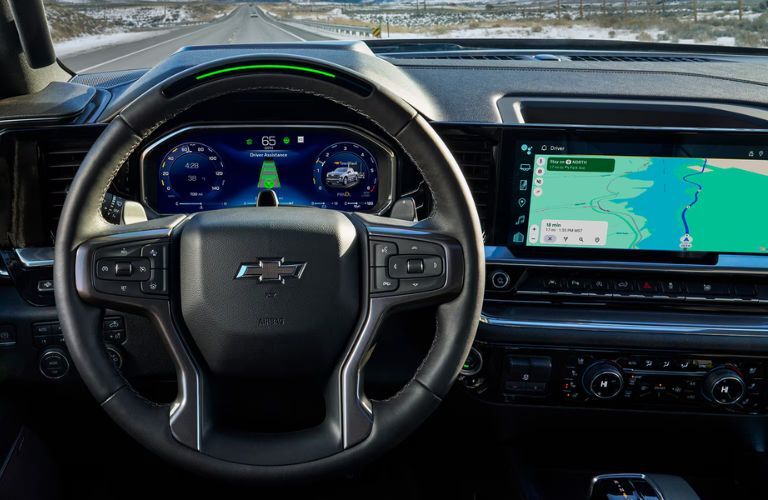 2026 Chevrolet Silverado interior front dash