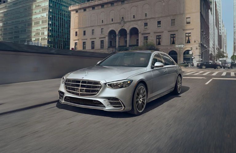 2026 S-Class front and side view