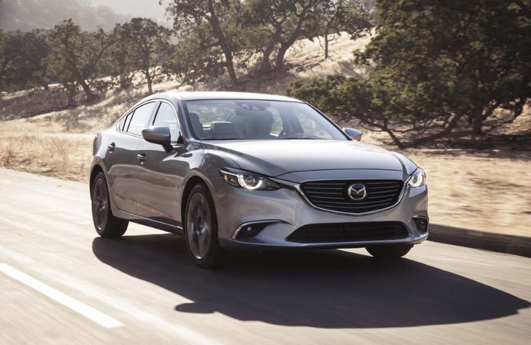 Front three-quarter view of the 2016 Mazda6