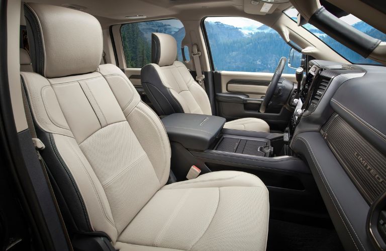Interior view of the 2022 Ram 2500