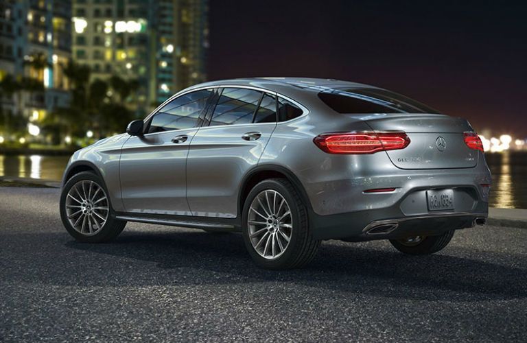 2018 Mercedes-Benz GLC Coupe parked downtown
