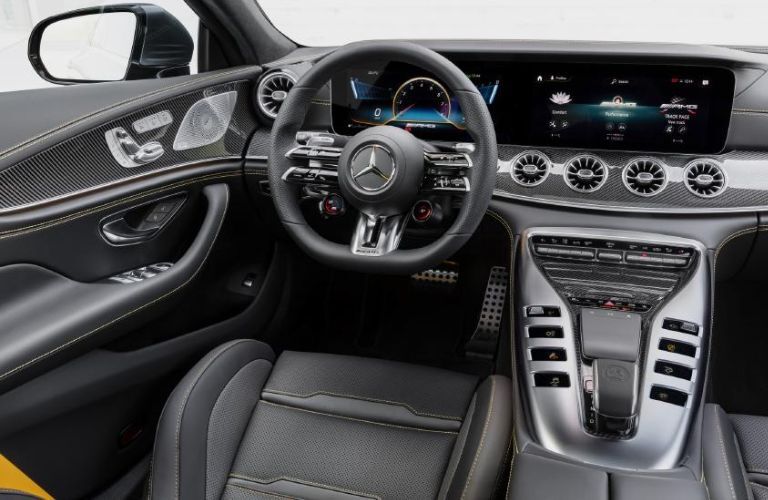 Cockpit view of the 2023 Mercedes-AMG GT 63 Coupe