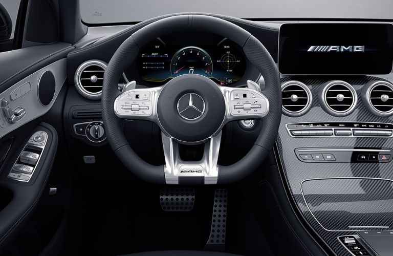 2022 Mercedes-AMG GLC 43 Coupe cockpit view