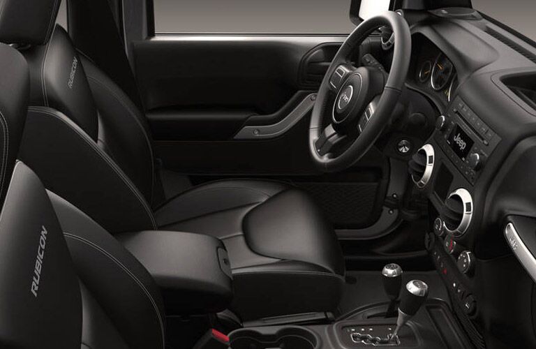 Interior of the 2017 Jeep Wrangler Unlimited