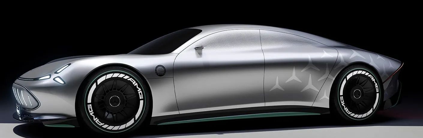 side view image of the Vision AMG® Concept Vehicle