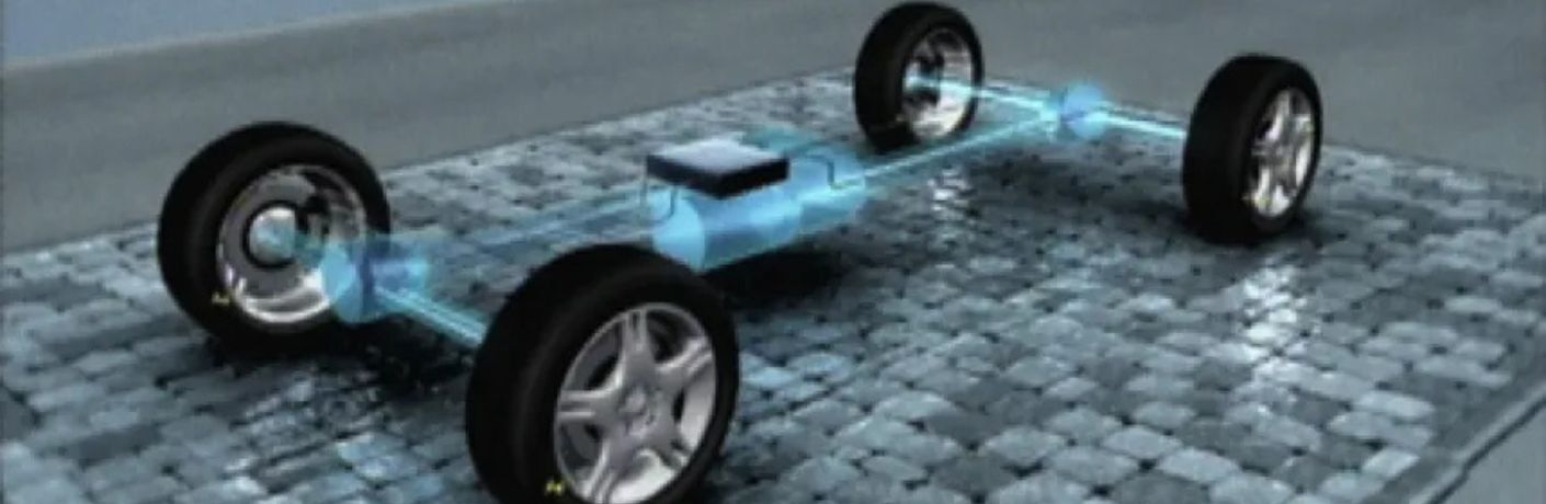 the drivetrain and wheels of a Mercedes-Benz vehicle