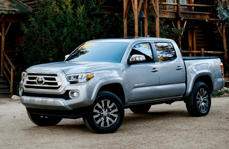 2022 Toyota Tacoma in front of a building