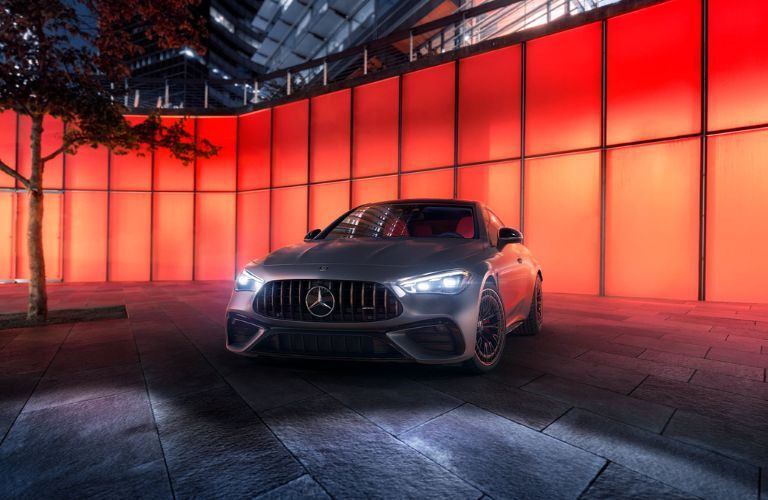 Front-quarter view of the 2027 Mercedes-AMG® CLE 53 Coupe