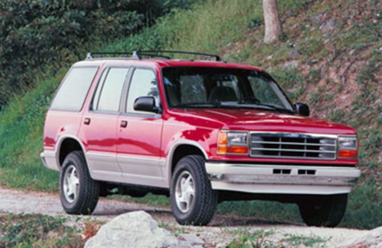 front quarter view of the Ford Explorer