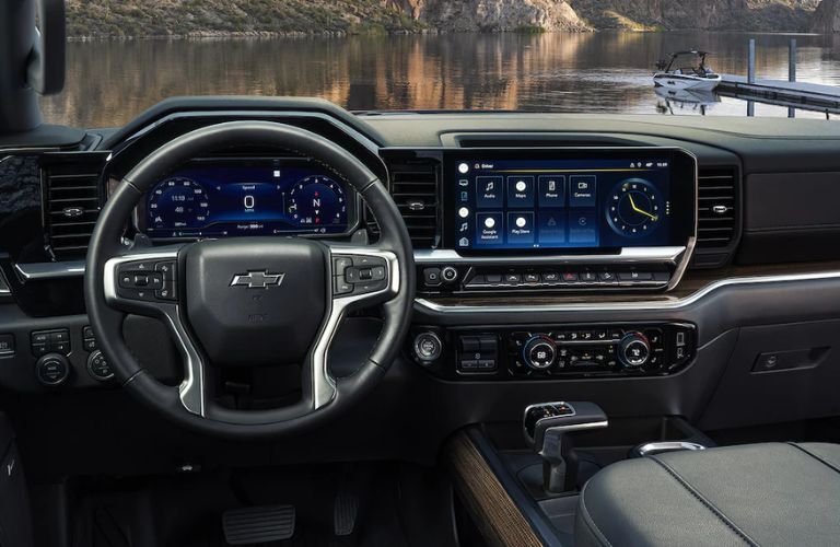 Interior Cabin View of the 2023 Chevrolet Silverado